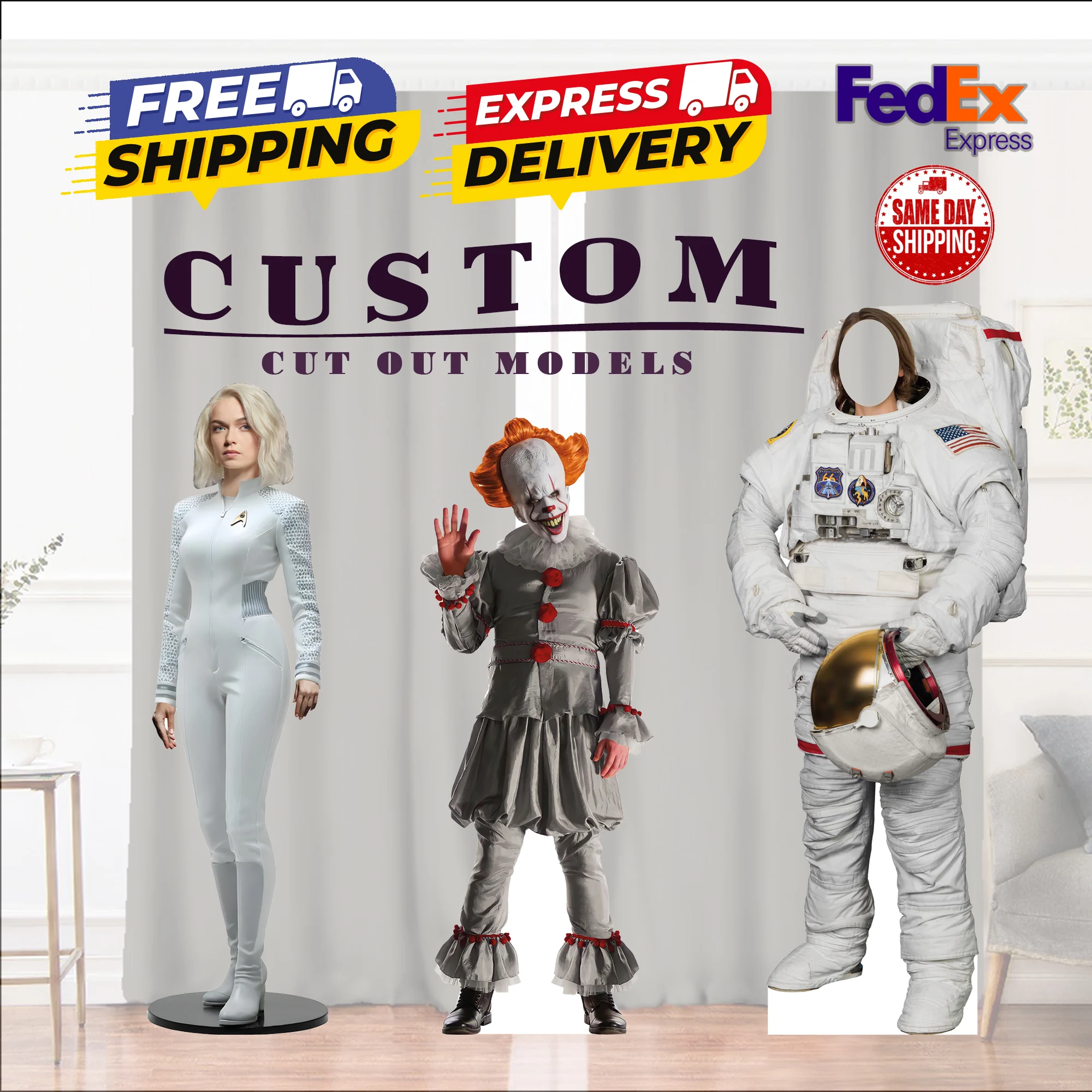 Custom Cardboard Cutout Models, Life Size Cardboard, Plastic Cutouts, Celebrity Cardboard Cutout, Personalized Cardboard